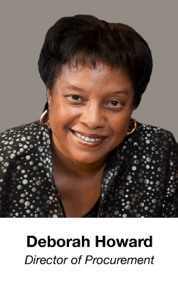 Deborah Howard – Director of Procurement